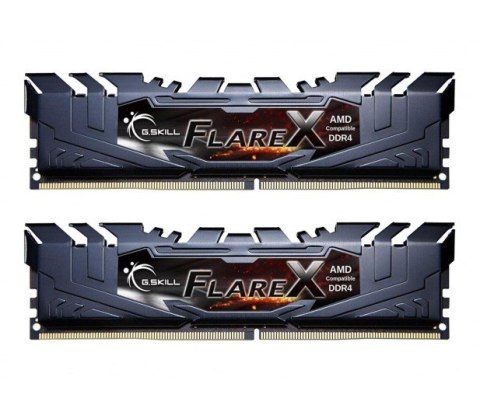 Zestaw pamięci G.SKILL FlareX F4-3200C14D-16GFX (DDR4 DIMM; 2 x 8 GB; 3200 MHz; CL14) Zestaw pamięci G.SKILL FlareX F4-3200C14D-16GFX (DDR4 DIMM; 2 x 8 GB; 3200 MHz; CL14)