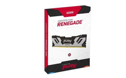 KINGSTON DDR5 96GB 6000MT/s CL32 DIMM (Kit of 2) FURY Renegade Silver XMP KINGSTON DDR5 96GB 6000MT/s CL32 DIMM (Kit of 2) FURY Renegade Silver XMP