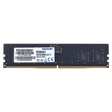 PATRIOT DDR5 8GB 5600MHz Signature PATRIOT DDR5 8GB 5600MHz Signature