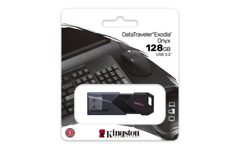KINGSTON FLASH 128GB USB3.2 DataTraveler Exodia Onyx KINGSTON FLASH 128GB USB3.2 DataTraveler Exodia Onyx