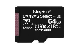 Karta pamięci Kingston Canvas Select Plus SDCS2/64GBSP (64GB; Class 10, Class A1; Karta pamięci)