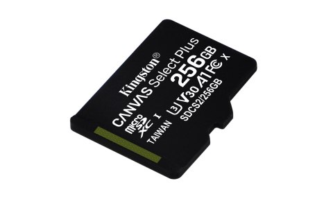 Karta pamięci z adapterem Kingston Canvas Select Plus SDCS2/256GB (256GB; Class 10, Class U1, V30; + adapter) Karta pamięci z adapterem Kingston Canvas Select Plus SDCS2/256GB (256GB; Class 10, Class U1, V30; + adapter)