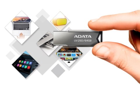 Pendrive ADATA UV250 AUV250-32G-RBK (32GB; USB 2.0; kolor srebrny) Pendrive ADATA UV250 AUV250-32G-RBK (32GB; USB 2.0; kolor srebrny)