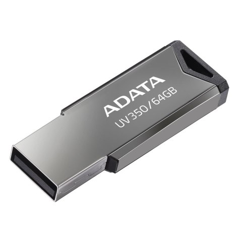 Pendrive ADATA UV350 AUV350-64G-RBK (64GB; USB 3.1; kolor srebrny) Pendrive ADATA UV350 AUV350-64G-RBK (64GB; USB 3.1; kolor srebrny)