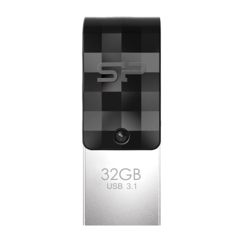 Pendrive Silicon Power Mobile C31 32GB USB 3.2 Typ-A, Typ-C Czarny Pendrive Silicon Power Mobile C31 32GB USB 3.2 Typ-A, Typ-C Czarny