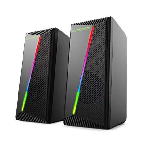 ESPERANZA GŁOŚNIKI 2.0 USB LED RAINBOW NORTEC EGS106 ESPERANZA GŁOŚNIKI 2.0 USB LED RAINBOW NORTEC EGS106
