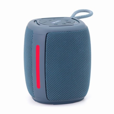 GEMBIRD PRZENOŚNY GŁOŚNIK BLUETOOTH LED SPK-BT-LED-03-B RMS 2X 5W, WBUDOWANY MIKROFON, KOLOR NIEBIESKI, USB, AUX, MICROSD GEMBIRD PRZENOŚNY GŁOŚNIK BLUETOOTH LED SPK-BT-LED-03-B RMS 2X 5W, WBUDOWANY MIKROFON, KOLOR NIEBIESKI, USB, AUX, MICROSD