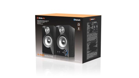 Głośniki 2.0 z funkcją Bluetooth REAL-EL S-420 (czarny) Głośniki 2.0 z funkcją Bluetooth REAL-EL S-420 (czarny)