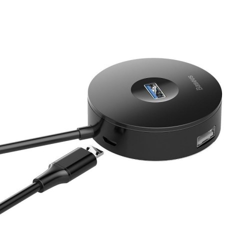 Hub Baseus CAHUB-F01 (3x USB 2.0; 1x USB 3.0; kolor czarny) Hub Baseus CAHUB-F01 (3x USB 2.0; 1x USB 3.0; kolor czarny)