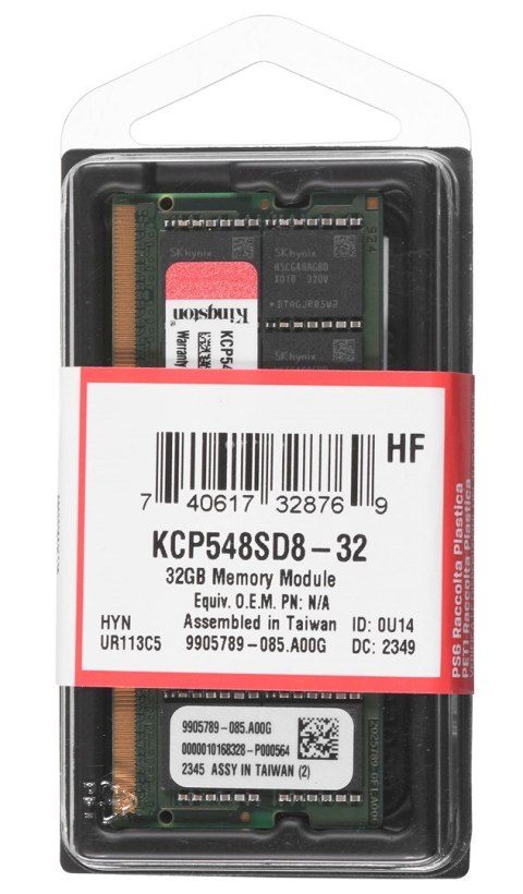 KINGSTON DDR5 32GB 4800MHz SODIMM