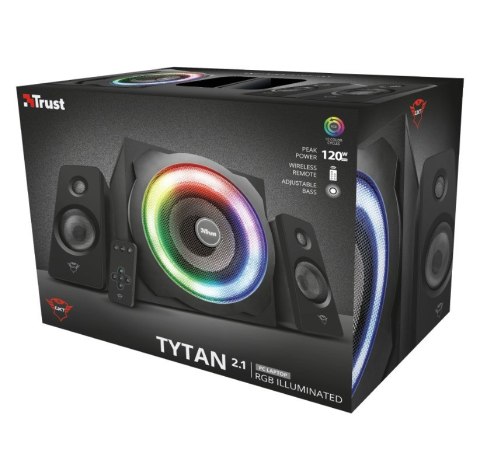 Zestaw głośników TRUST GXT 629 Tytan 2.1 RGB Black Zestaw głośników TRUST GXT 629 Tytan 2.1 RGB Black