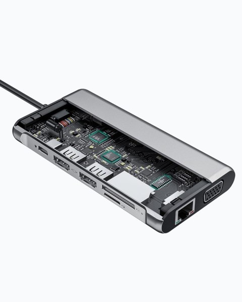 AUKEY HUB USB C CB-C78 12W1 RJ45 HDMI 4K PD 100W AUKEY HUB USB C CB-C78 12W1 RJ45 HDMI 4K PD 100W