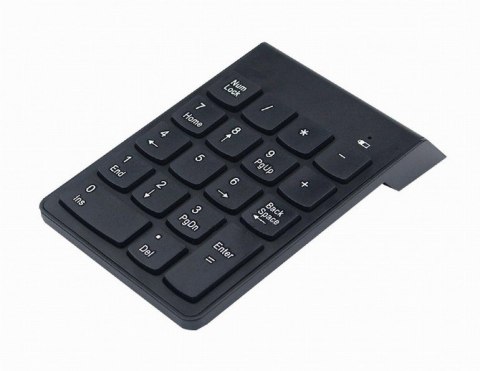 GEMBIRD KLAWIATURA NUMERYCZNA BEZPRZEWODOWA KPD-W-02 US LAYOUT, 18 KLAWISZY, CZARNA GEMBIRD KLAWIATURA NUMERYCZNA BEZPRZEWODOWA KPD-W-02 US LAYOUT, 18 KLAWISZY, CZARNA