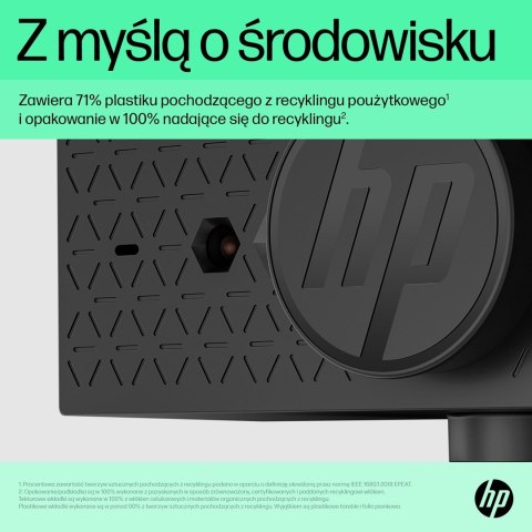 Kamera internetowa HP 620 Full HD USB czarna 6Y7L2AA Kamera internetowa HP 620 Full HD USB czarna 6Y7L2AA