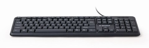 Klawiatura GEMBIRD KB-U-103-RU (USB 2.0; (US); kolor czarny) Klawiatura GEMBIRD KB-U-103-RU (USB 2.0; (US); kolor czarny)