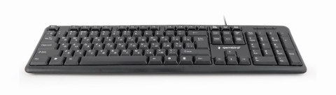 Klawiatura GEMBIRD KB-U-103-RU (USB 2.0; (US); kolor czarny) Klawiatura GEMBIRD KB-U-103-RU (USB 2.0; (US); kolor czarny)
