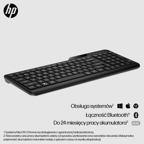 Klawiatura HP 460 Multi-Device Bluetooth Keyboard bezprzewodowa czarna 7N7B8AA Klawiatura HP 460 Multi-Device Bluetooth Keyboard bezprzewodowa czarna 7N7B8AA