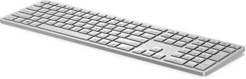 Klawiatura HP 970 Programmable Wireless Keyboard bezprzewodowa srebrna 3Z729AA Klawiatura HP 970 Programmable Wireless Keyboard bezprzewodowa srebrna 3Z729AA