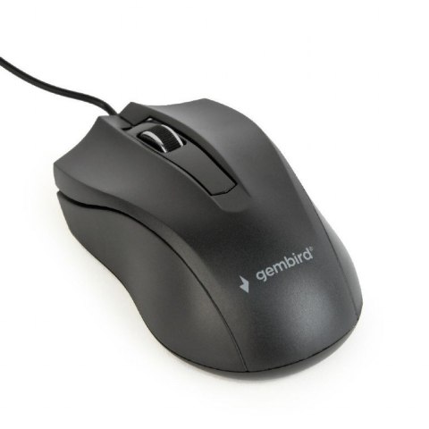 Mysz GEMBIRD MUS-3B-01 (optyczna; 1000 DPI; kolor czarny) Mysz GEMBIRD MUS-3B-01 (optyczna; 1000 DPI; kolor czarny)