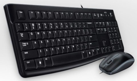 Zestaw klawiatura + mysz membranowa Logitech MK120 920-002563 (USB 2.0; (US); kolor czarny; optyczna) Zestaw klawiatura + mysz membranowa Logitech MK120 920-002563 (USB 2.0; (US); kolor czarny; optyczna)