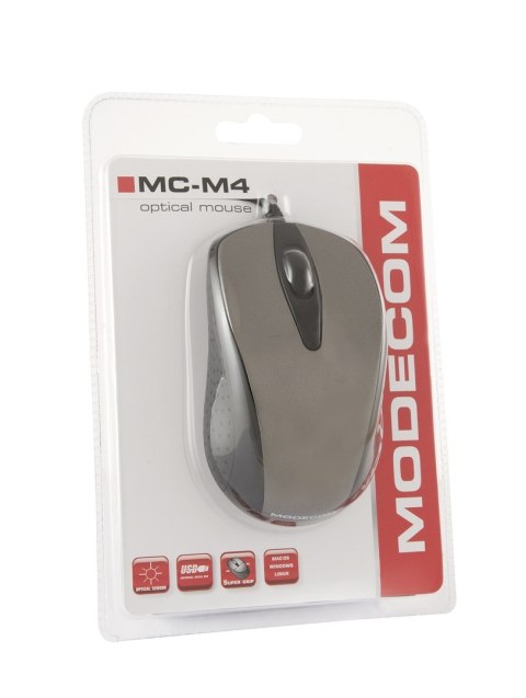 Mysz MODECOM MC-M4 M-MC-00M4-710 (optyczna; 800 DPI) Mysz MODECOM MC-M4 M-MC-00M4-710 (optyczna; 800 DPI)
