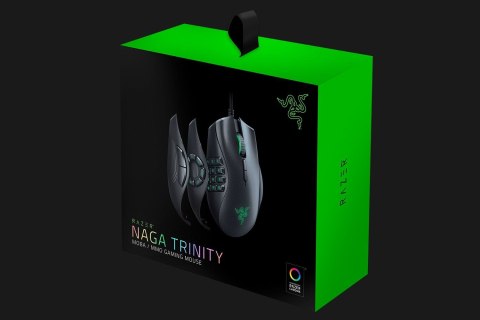 Mysz RAZER Naga Trinity RZ01-02410100-R3M1 (optyczna; 16000 DPI; kolor czarny) Mysz RAZER Naga Trinity RZ01-02410100-R3M1 (optyczna; 16000 DPI; kolor czarny)