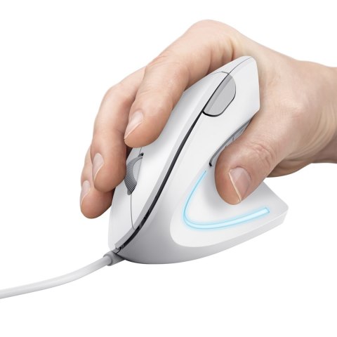 Mysz TRUST Verto ERGO vertical ergonomic White Mysz TRUST Verto ERGO vertical ergonomic White