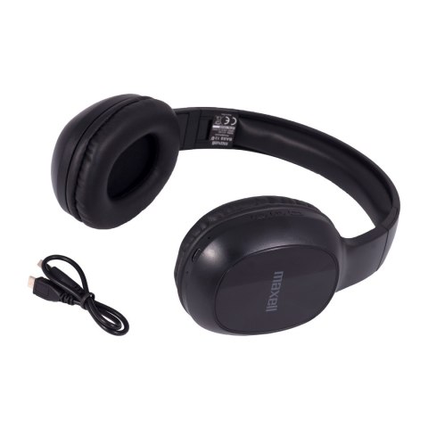 MAXELL BASS13 Słuchawki bezprzewodowe Bluetooth czarne MAXELL BASS13 Słuchawki bezprzewodowe Bluetooth czarne