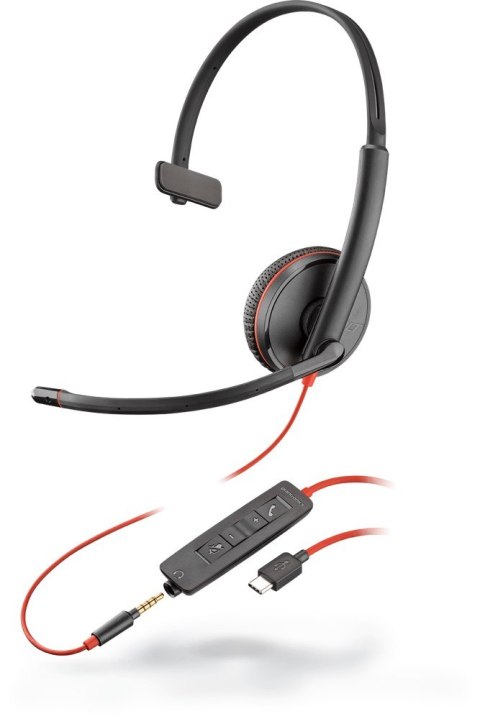 POLY Blackwire zestaw słuchawkowy USB-C+ jack 3,5mm C3215 POLY Blackwire zestaw słuchawkowy USB-C+ jack 3,5mm C3215