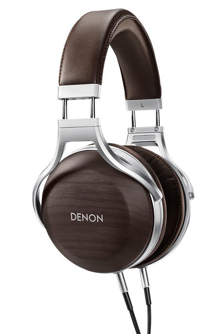 Słuchawki Denon AH-D5200 brązowo srebrne Słuchawki Denon AH-D5200 brązowo srebrne