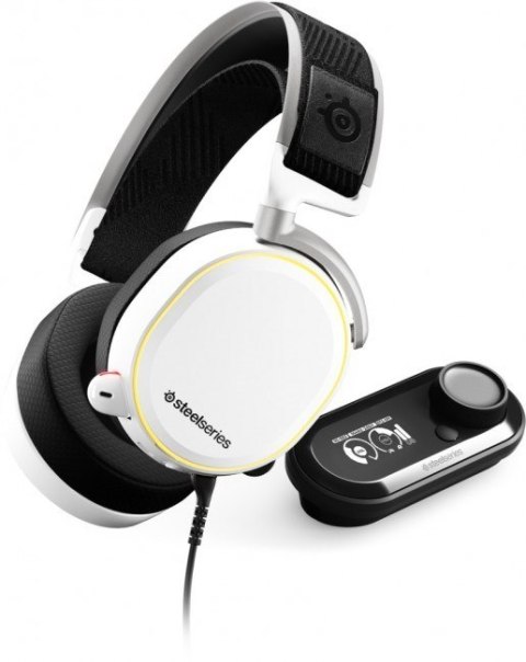 Słuchawki SteelSeries Arctis Pro + GameDac białe Słuchawki SteelSeries Arctis Pro + GameDac białe