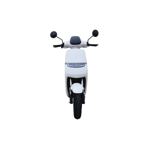 Skuter elektryczny E-MIO Agile biały moc 2000W, prędkość 45 km/h, zasięg 60 km + kufer Skuter elektryczny E-MIO Agile biały moc 2000W, prędkość 45 km/h, zasięg 60 km + kufer