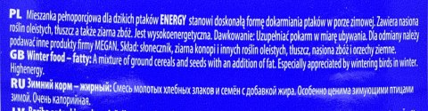 MEGAN Energy - sucha karma dla ptaków zimujących - 1 L MEGAN Energy - sucha karma dla ptaków zimujących - 1 L