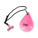 Hula Hop One Fitness OHA02 z obciążnikiem i wypustkami różowy