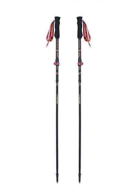 Kije Viking Kettera Pro Lady Trekking czarno/fuksjowe