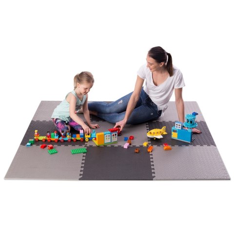 Mata puzzle j.szara 9 elementów 12mm HMS MP12 Mata puzzle j.szara 9 elementów 12mm HMS MP12