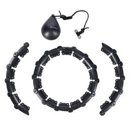 Hula Hop HMS HHW11 Plus Size z wypustkami i obciążeniem czarny