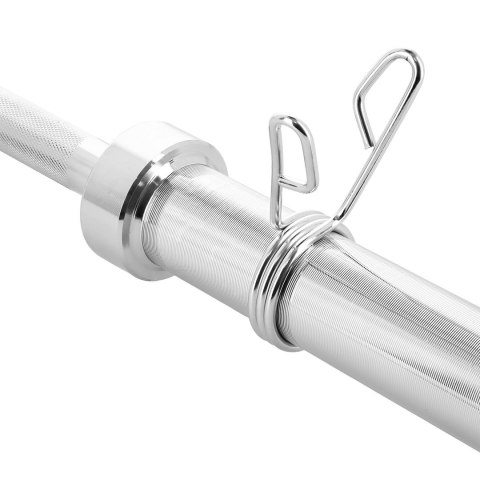 Gryf prosty olimpijski 14kg/1800mm + zaciski sprężynowe HMS GOP180 Gryf prosty olimpijski 14kg/1800mm + zaciski sprężynowe HMS GOP180