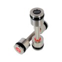 Hantle chromowane 2x5kg silikonowe elementy HMS HH05