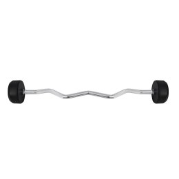 Sztanga/Gryf stały gumowany łamany 50 kg HMS GSL50