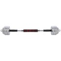 Sztangielki-Sztanga w walizce 2w1 SGP30 HMS 2x15 kg