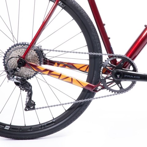 Rower gravel VAAST 700C APEX GRX 52cm S Gloss Berry Red Rower gravel VAAST 700C APEX GRX 52cm S Gloss Berry Red