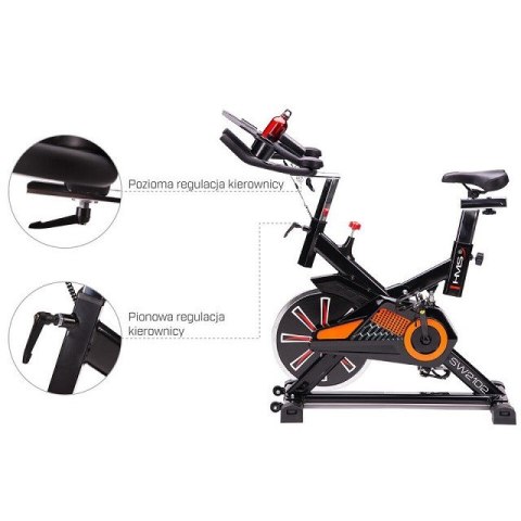 Rower spiningowy czarno-pomarańczowy HMS SW2102 Rower spiningowy czarno-pomarańczowy HMS SW2102