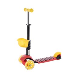 Hulajnoga dziecięca NILS FUN HLB07 4w1 BLACK-YELLOW-RED