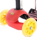Hulajnoga dziecięca NILS FUN HLB07 4w1 BLACK-YELLOW-RED