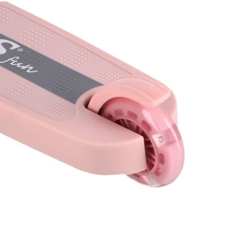 Hulajnoga dziecięca NILS FUN HLB09 LED różowa Hulajnoga dziecięca NILS FUN HLB09 LED różowa