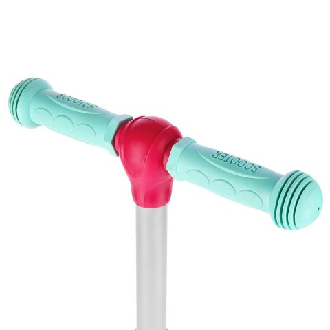 Hulajnoga dziecięca NILS FUN HLB10 LED miętowa Hulajnoga dziecięca NILS FUN HLB10 LED miętowa