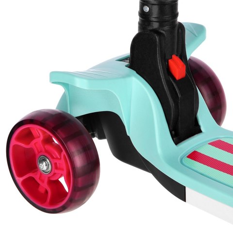 Hulajnoga dziecięca NILS FUN HLB10 LED miętowa Hulajnoga dziecięca NILS FUN HLB10 LED miętowa