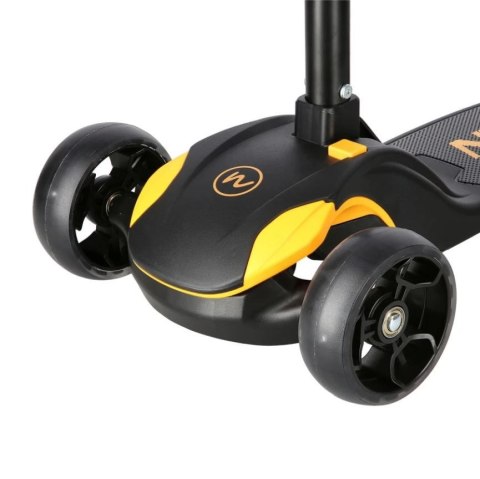 Hulajnoga dziecięca NILS FUN HLB122 LED czarna Hulajnoga dziecięca NILS FUN HLB122 LED czarna