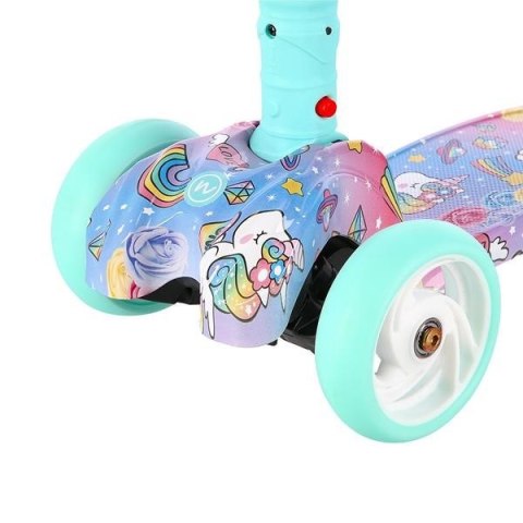Hulajnoga dziecięca NILS FUN HLB15A LED miętowa Hulajnoga dziecięca NILS FUN HLB15A LED miętowa